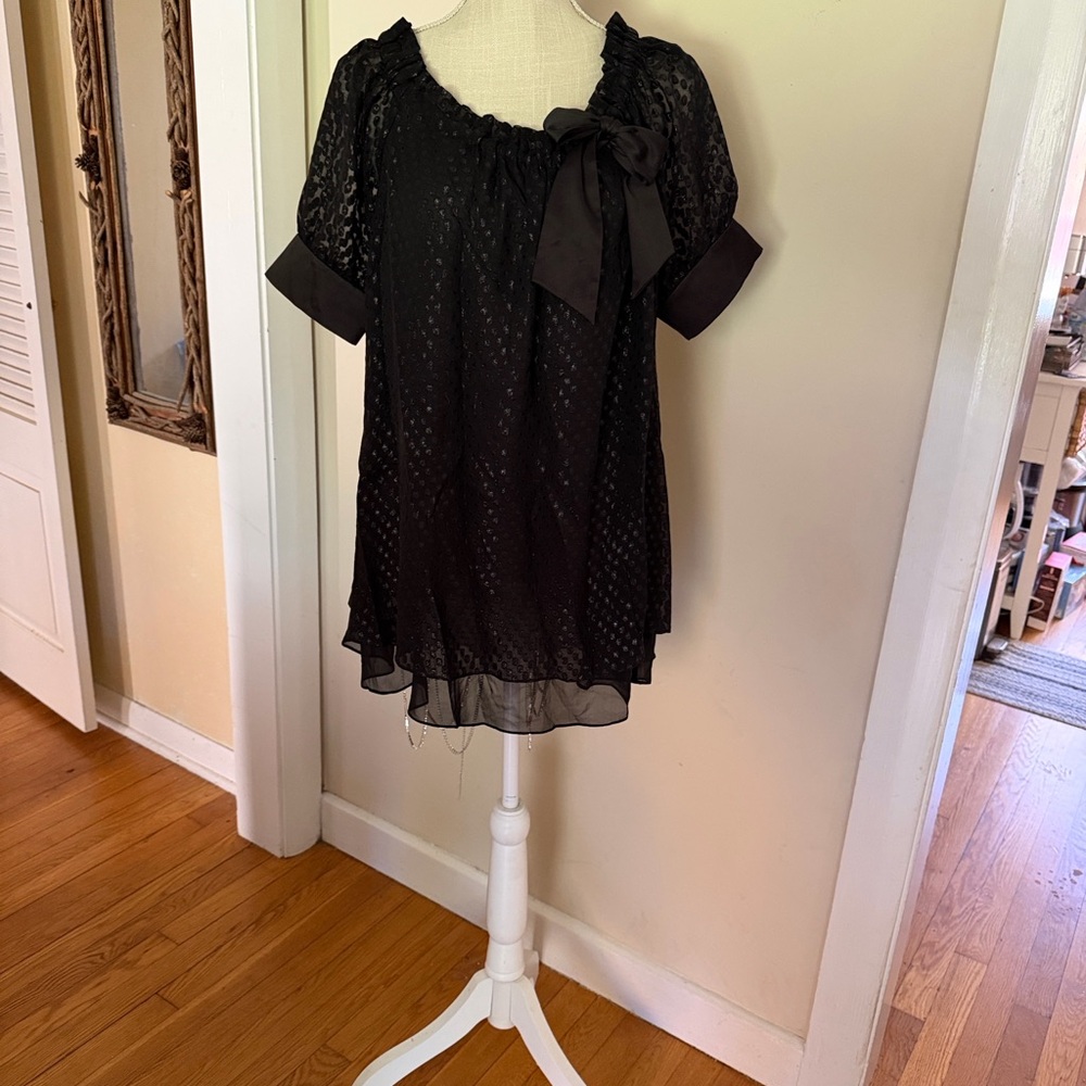 Diane von Furstenberg Black Blouse